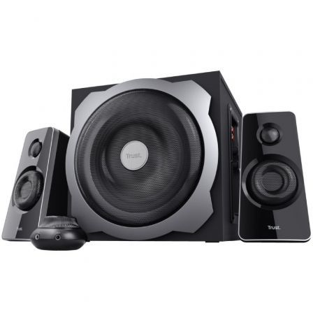 Trust Tytan 19019 - Altavoces 2.1 con Subwoofer de Madera, 120W Potencia Pico (60W RMS), Mando a Distancia Cableado, para PC, Laptop, TV, Música, Películas y Juegos Trust Tytan 19019 - Altavoces 2.1 con Subwoofer de Madera, 120W Potencia Pico (60W RMS), Mando a Distancia Cableado, para PC, Laptop, TV, Música, Películas y Juegos
